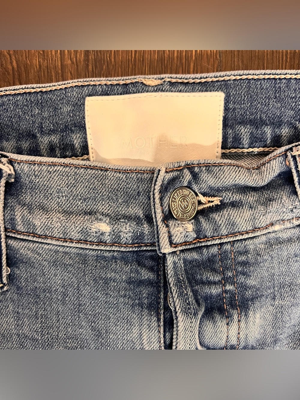 Mother Denim - The Scrapper Ankle Jeans in Wicked Wild Calling SZ 27 - Picture 6 of 10